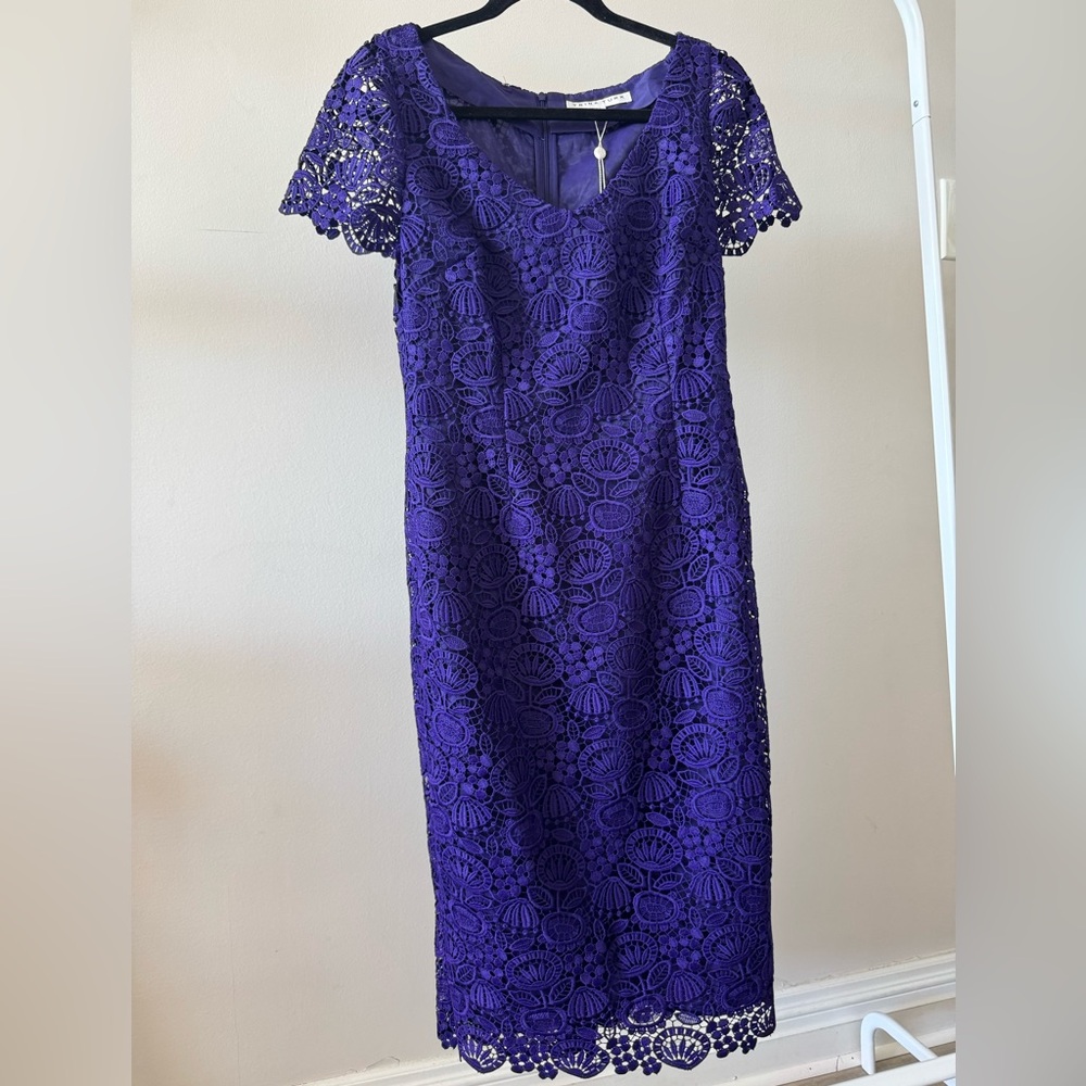 Trina Turk Bright Purple Lace Dress – Brand New with Tags